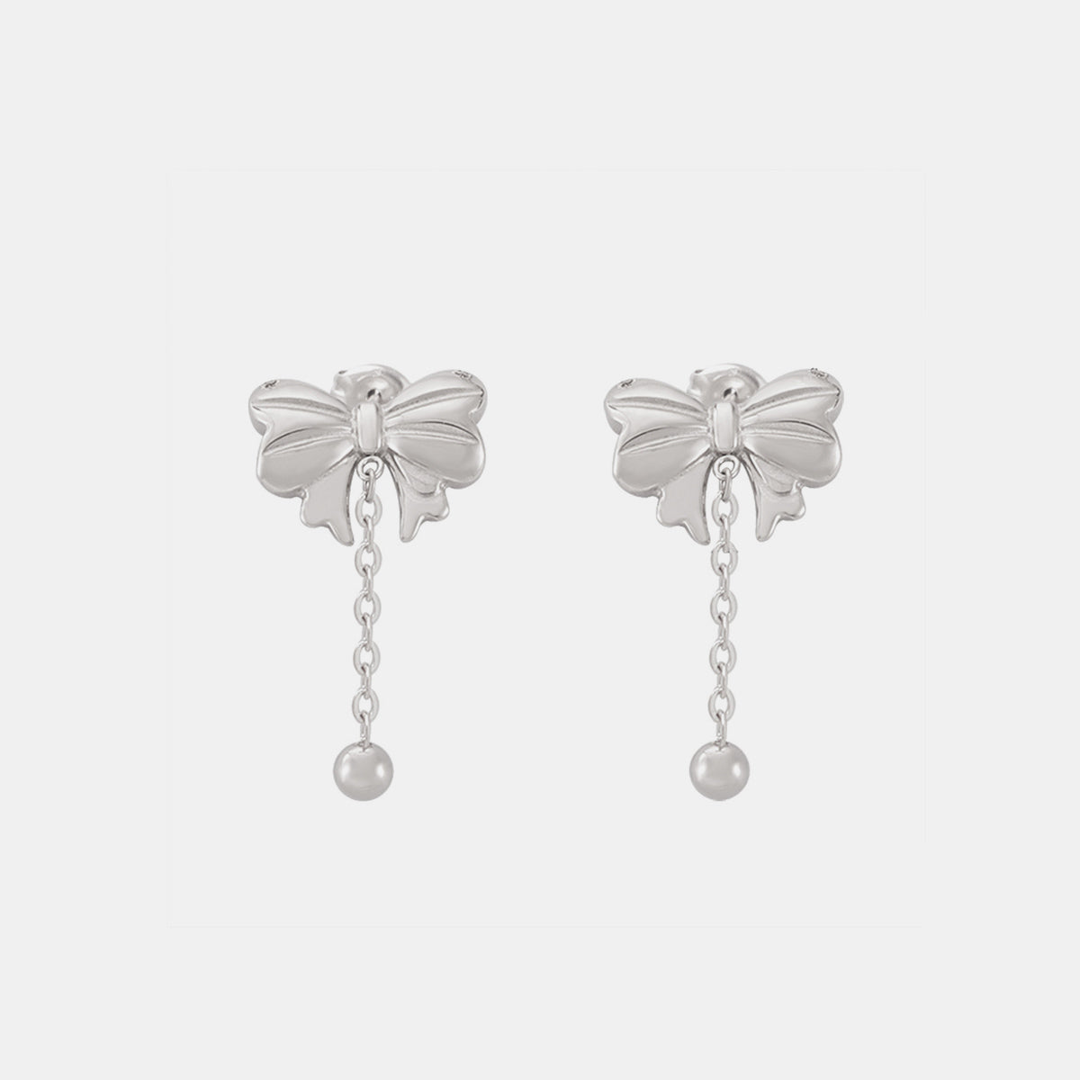 Bow & Heart Earrings