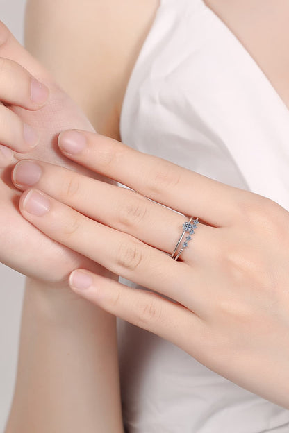 Simple Two-Piece Set Ring