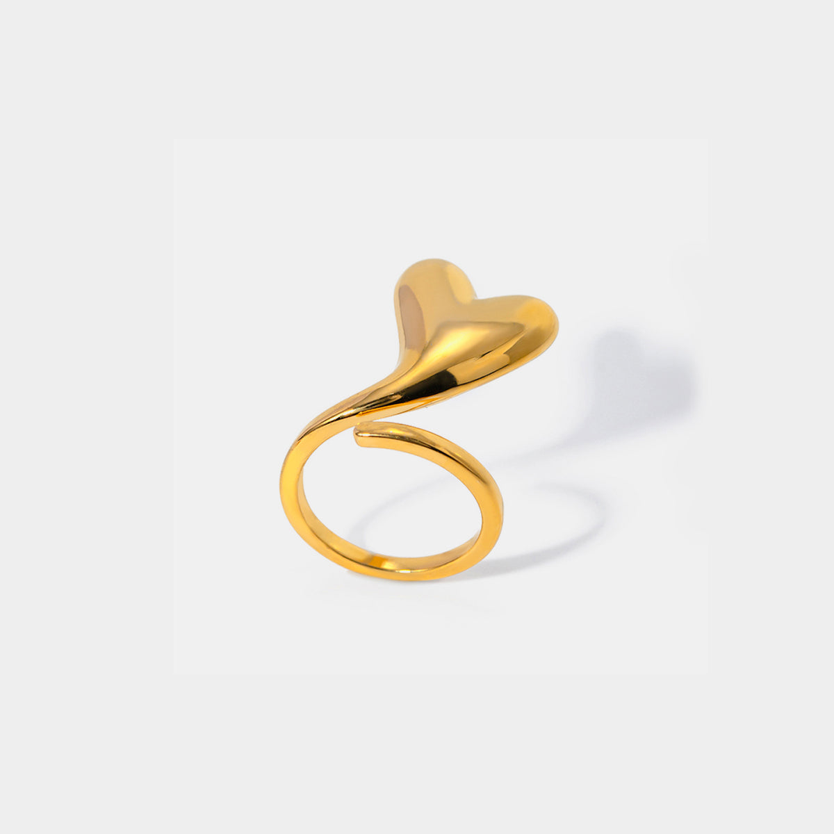 Floating Heart Ring