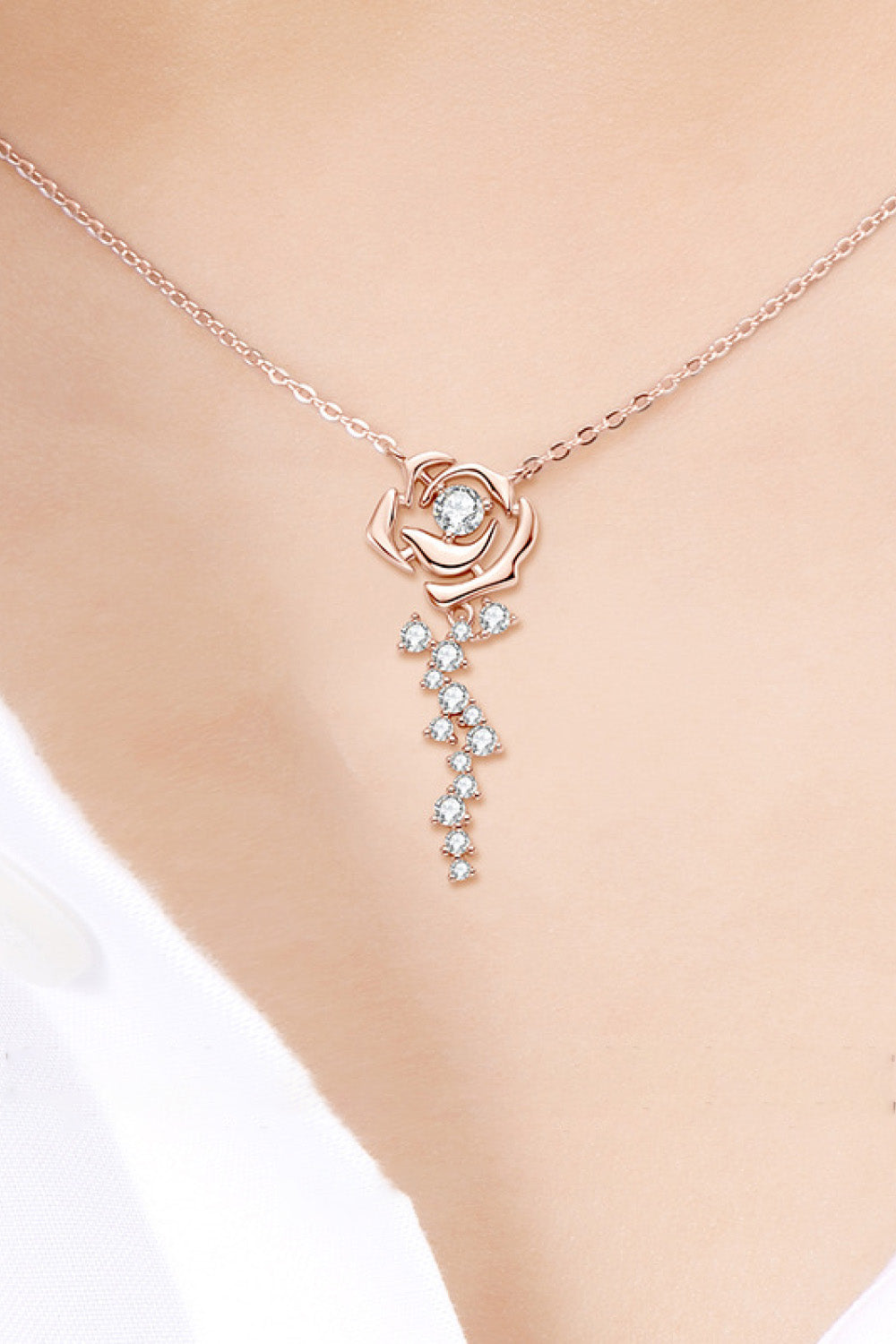 Eternity Rose Necklace