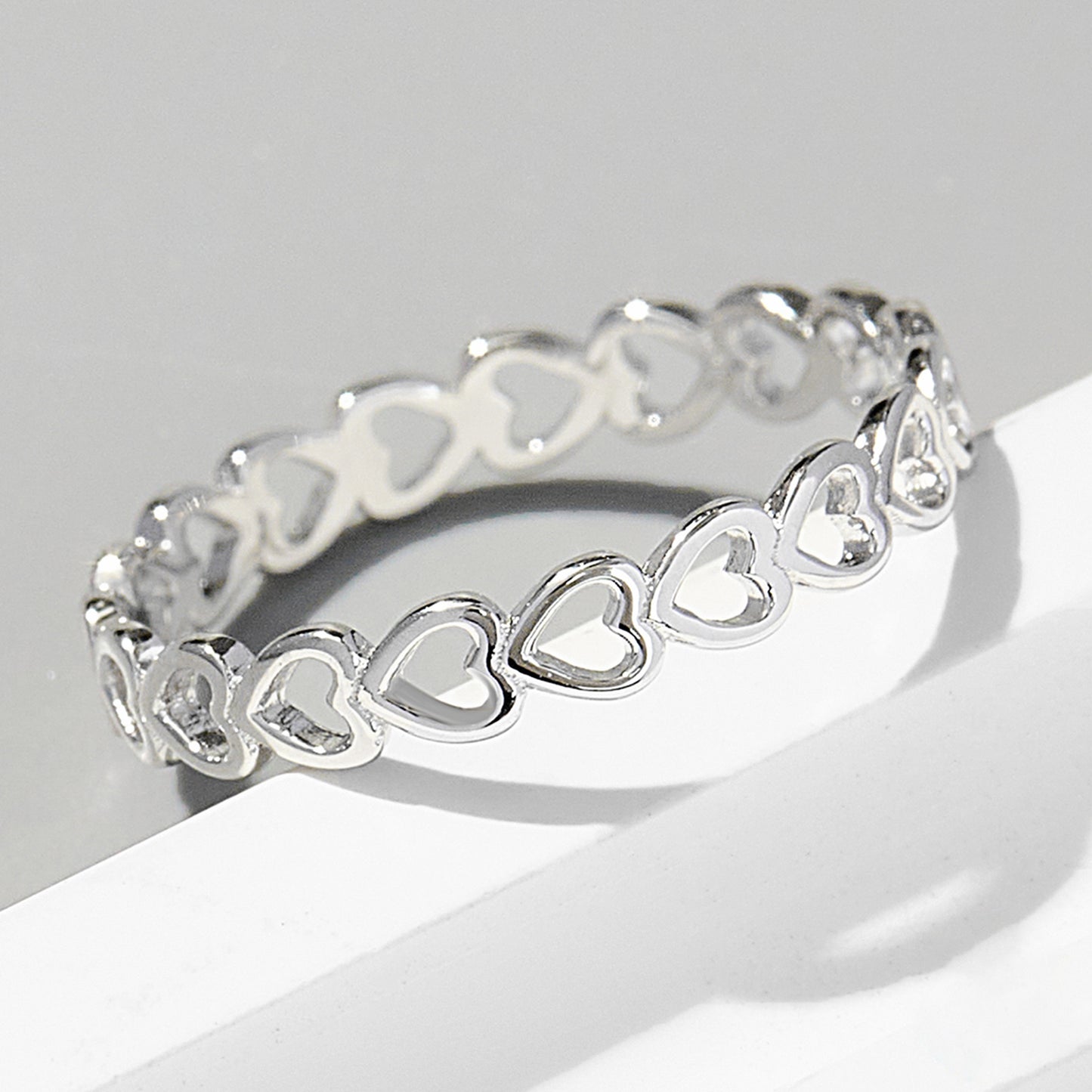 Heart Link Ring