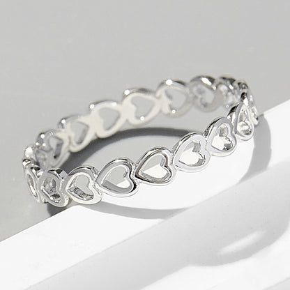 Heart Link Ring