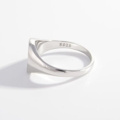 Engraved Leaf Ring