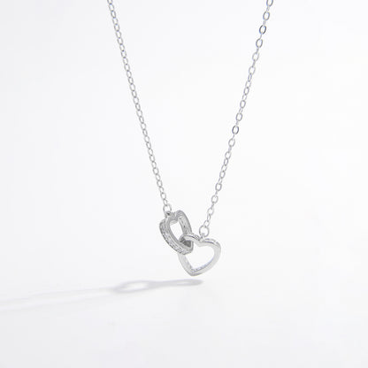 Two Heart Necklace