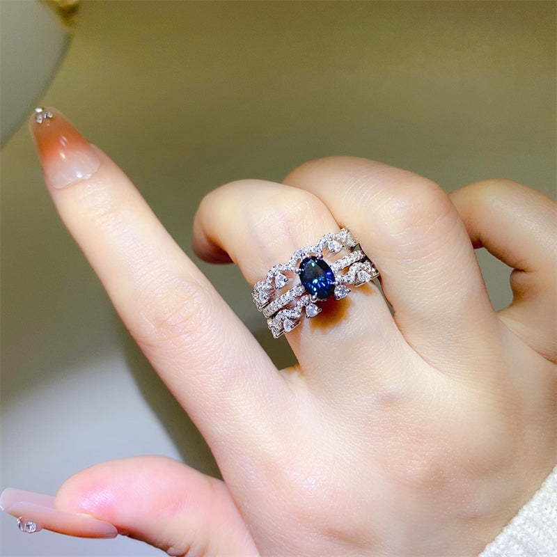 Royal Blue Queen Ring