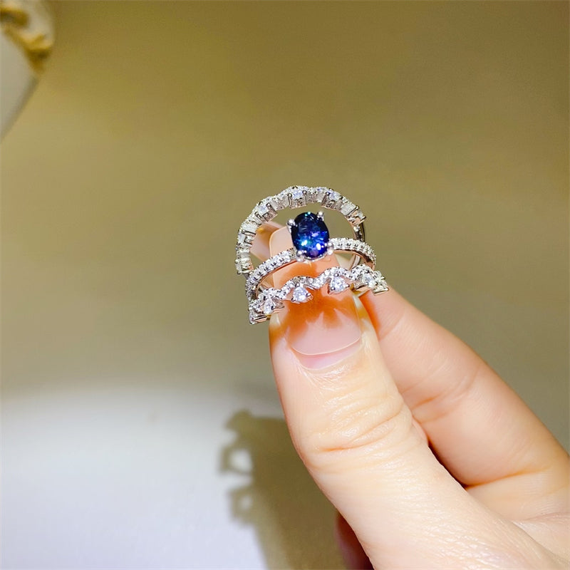 Royal Blue Queen Ring