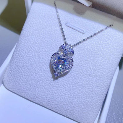 3 Carat Moissanite Necklace